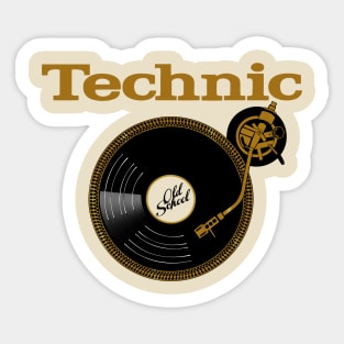 technic dj Sticker